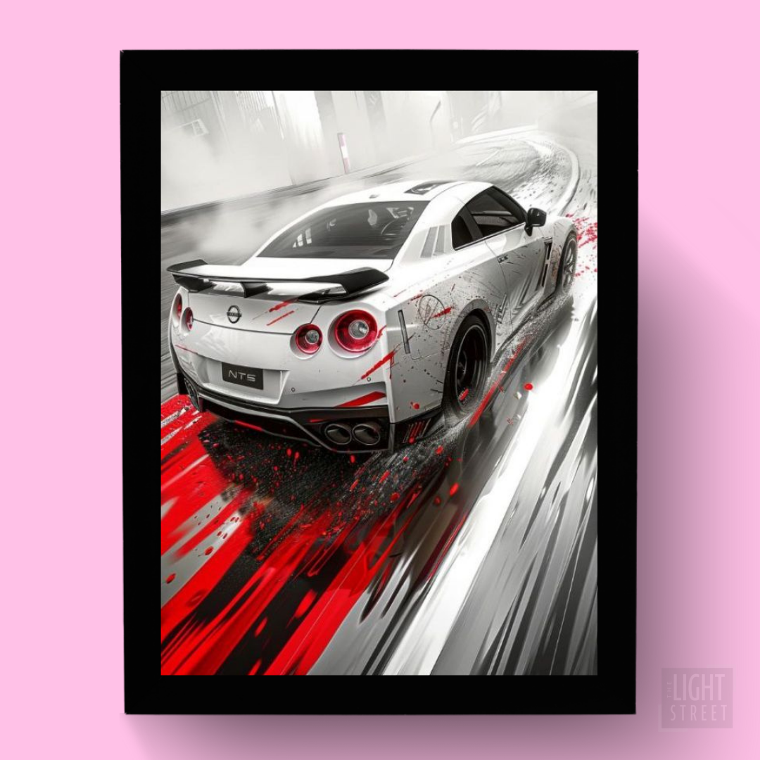 Nissan GTR - Poster Frame